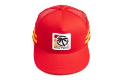 HWV 4 Speed Stripe Trucker Hat Red -Heatwave 4 Speed Stripe Hat 2