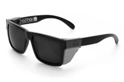 VISE Z87 Sunglasses Black Frame: Black Lens -Heatwave Black Black Angle2 Smoke