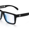 XL VISE Z87 Sunglasses Black Frame: Blue Light Blocking 2 XL VISE Z87 Sunglasses Black Frame: Blue Light Blocking -Heatwave Black Blue Light Angle
