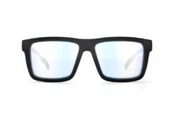 XL VISE Z87 Sunglasses Black Frame: Blue Light Blocking -Heatwave Black Blue Light Front