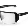 Vector Sunglasses: Anti Fog CLEAR Z87+ -Heatwave Black Clear Angle antifog