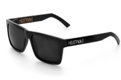 VISE Sunglasses: Black Metal Customs -Heatwave Black Metal Black Black Angle