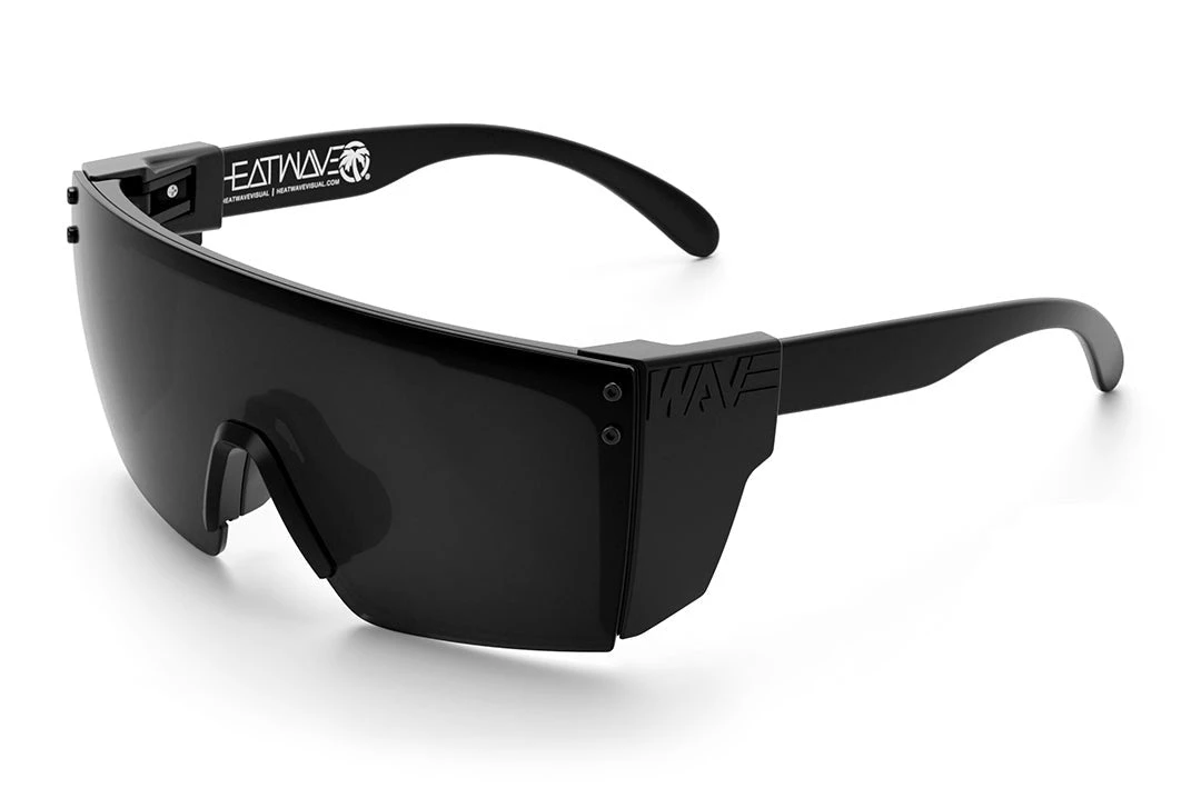 Lazer Face Sunglasses: Black Frame Anti Fog Black Lens Z87 Lazer Face Sunglasses: Black Frame Anti Fog Black Lens Z87 -Heatwave Black AntiFog Black Angle Black