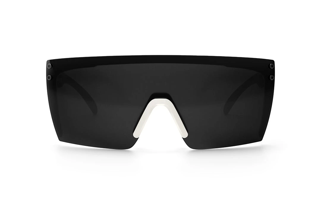 Lazer Face Sunglasses: White Frame Check M8 Customs Lazer Face Sunglasses: White Frame Check M8 Customs -Heatwave Check M8 Black Front