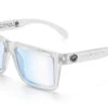 XL VISE Z87 Sunglasses Vapor Clear Frame: Blue Light Blocking 2 XL VISE Z87 Sunglasses Vapor Clear Frame: Blue Light Blocking -Heatwave Clear Blue Light Angle