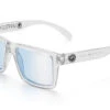 VISE Z87 Sunglasses Vapor Clear Frame: Blue Light Blocking Lens 1 VISE Z87 Sunglasses Vapor Clear Frame: Blue Light Blocking Lens -Heatwave Clear Clear Blue Light Angle
