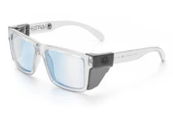 VISE Z87 Sunglasses Vapor Clear Frame: Blue Light Blocking Lens 5 VISE Z87 Sunglasses Vapor Clear Frame: Blue Light Blocking Lens -Heatwave Clear Clear Blue Light Angle Smoke
