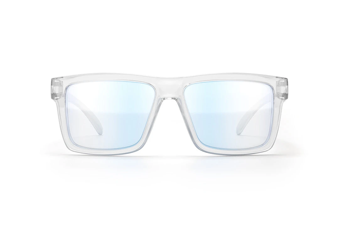 VISE Z87 Sunglasses Vapor Clear Frame: Blue Light Blocking Lens VISE Z87 Sunglasses Vapor Clear Frame: Blue Light Blocking Lens -Heatwave Clear Clear Blue Light Front