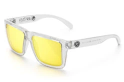 XL VISE Z87 Sunglasses Vapor Clear: -Heatwave Clear Hi Vis Yellow Angle 98b52973 121d 48a2 80a1 569025c8d082