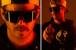 Future Tech Sunglasses: Black Z87+ -Heatwave Future Black