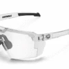 Future Tech Sunglasses: Vapor Clear Frame Photochromic Lens Z87+ -Heatwave FutureTech Transition
