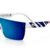 Kids Lazer Face Sunglasses: Fireblade RWB -Heatwave Kids Lazer Face Fireblade Angle