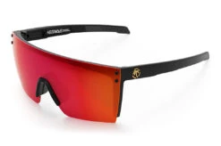 Performance XL Lazer Face Sunglasses: Red/Orange Z87+ -Heatwave LazerFace XL Perf Black Matte Firestorm Angle c029b278 07db 4a57 af6a c5edcf090220