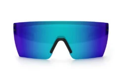 Performance XL Lazer Face Sunglasses: Galaxy Z87+ 4 Performance XL Lazer Face Sunglasses: Galaxy Z87+ -Heatwave LazerFace XL Perf Black Matte Galaxy Front
