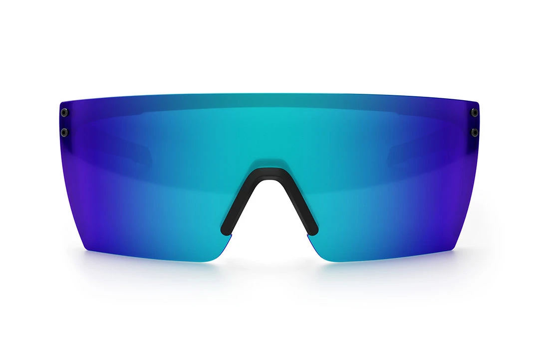 Performance XL Lazer Face Sunglasses: Galaxy Z87+ Performance XL Lazer Face Sunglasses: Galaxy Z87+ -Heatwave LazerFace XL Perf Black Matte Galaxy Front