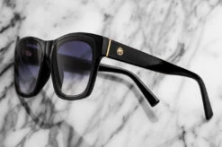 Marylin Sunglasses: BLACK -Heatwave Marylin Purple Rain