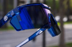 Future Tech Sunglasses: Neon Blue Frame Z87+ -Heatwave Neon Future Tech 1