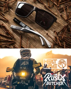 VISE Sunglasses: Rusty Butcher Customs -Heatwave RBredux