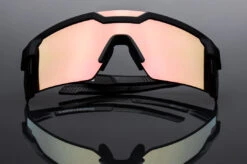 Future Tech Sunglasses: Black Frame Rose Gold Z87+ -Heatwave ROSEGOLD