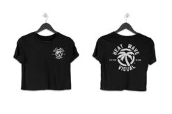 Heat Wave Standard Issue PUFF Ladies Crop Top T-Shirt