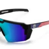 Future Tech Sunglasses: Stars & Stripes USA Z87+ -Heatwave Stars Stripes Side
