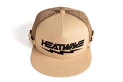 HWV Bolt Rip Stop Trucker Hat -Heatwave Tan hat 2