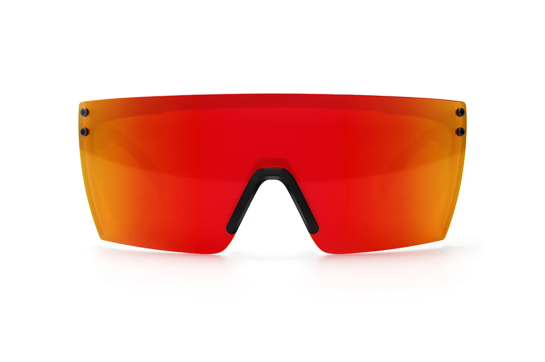 Lazer Face Sunglasses: Tiger Fire Customs Lazer Face Sunglasses: Tiger Fire Customs -Heatwave Tiger Fire Sunblast Front