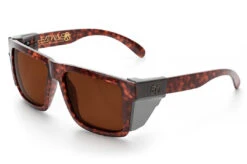 XL VISE Z87 Sunglasses Tortoise Frame: -Heatwave Tortoise Brown Angle Smoke