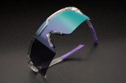 Future Tech Sunglasses: Vapor Clear Frame Ultra Violet Lens Z87+ -Heatwave VAPOR ULTRA V