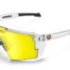 Future Tech Sunglasses: Vapor Clear Frame Hi-Vis Yellow Lens Z87+ -Heatwave VaporClear Hi Vis Angle2 326f5df0 2bdf 4386 b18f 729a7e1e0d0c