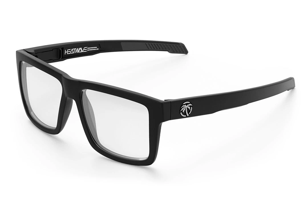 Performance Vise Sunglasses: Anti Fog Clear Lens Z87+ Performance Vise Sunglasses: Anti Fog Clear Lens Z87+ -Heatwave Vise Perf Black Matte Clear Angle 940cb4d9 25b7 45f7 8747 9abf12135434