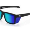 Performance Vise Sunglasses: Galaxy Z87+ -Heatwave Vise Perf Black Matte Galaxy Angle Shields