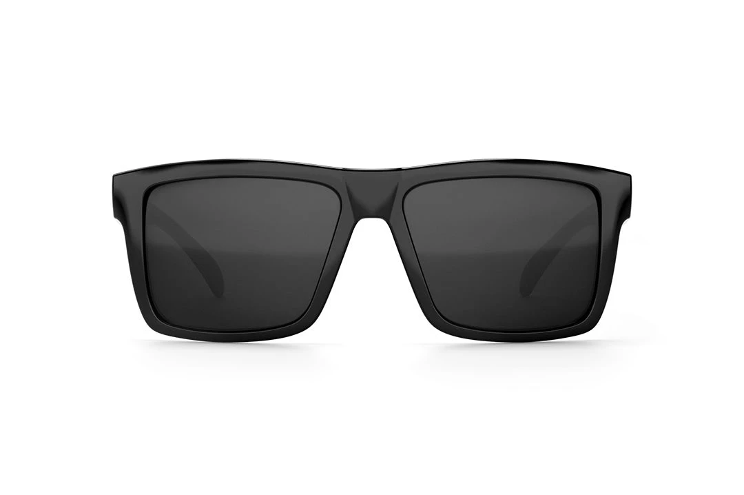 USA VISE Sunglasses: GLOSS BLACK USA VISE Sunglasses: GLOSS BLACK -Heatwave Vise USA Black Black Front
