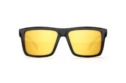 USA VISE Sunglasses: GLOSS BLACK 11 USA VISE Sunglasses: GLOSS BLACK -Heatwave Vise USA Black Gold Rush Front
