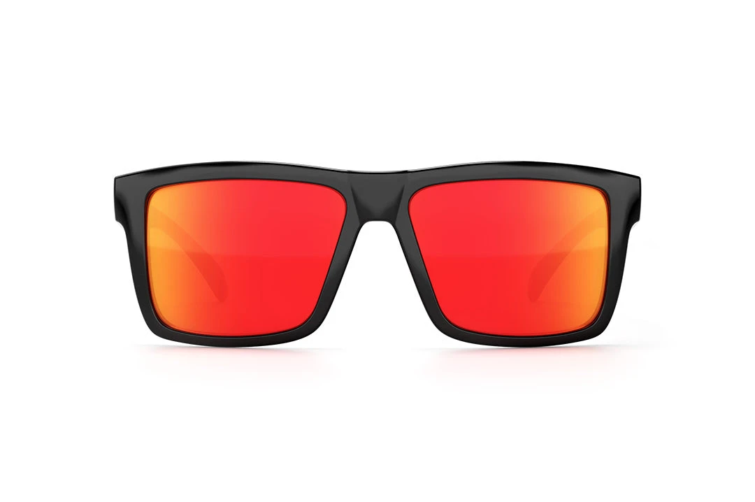USA VISE Sunglasses: GLOSS BLACK USA VISE Sunglasses: GLOSS BLACK -Heatwave Vise USA Black Sunblast Front