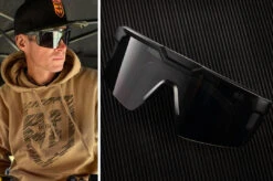 Future Tech Sunglasses: Black Z87+ -Heatwave black 1 deegan
