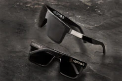 Quatro Sunglasses: Black Metal Customs -Heatwave blackmetal