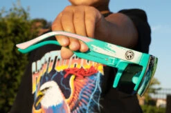 Kids Lazer Face Sunglasses: Brush -Heatwave brush2
