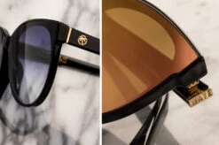 Carat Sunglasses: BLACK -Heatwave carat detail