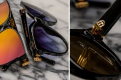 Carat Sunglasses: BLACK -Heatwave carat detail 2