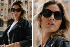 Carat Sunglasses: BLACK -Heatwave carat detail 5