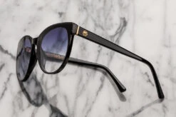 Carat Sunglasses: BLACK -Heatwave carat purplerain