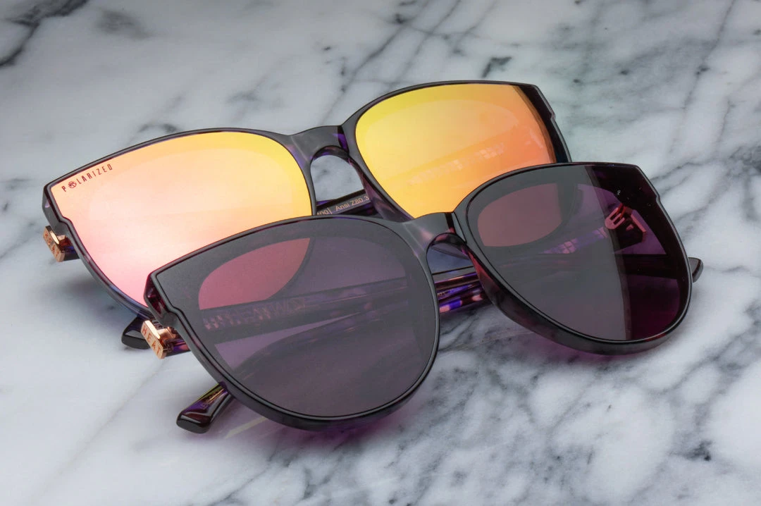 Carat Sunglasses: Velvet Tortoise Carat Sunglasses: Velvet Tortoise -Heatwave carat skylinepurple 5