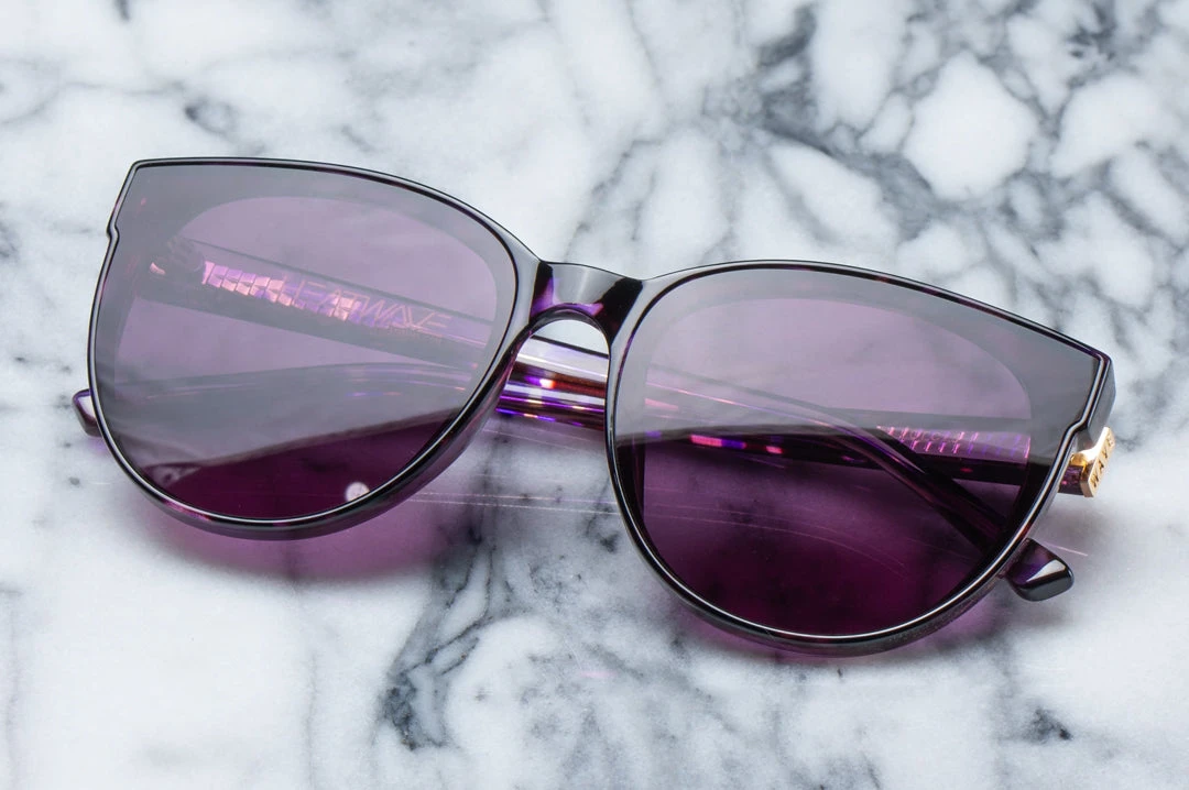Carat Sunglasses: Velvet Tortoise Carat Sunglasses: Velvet Tortoise -Heatwave carat skylinepurple purplelen 2s