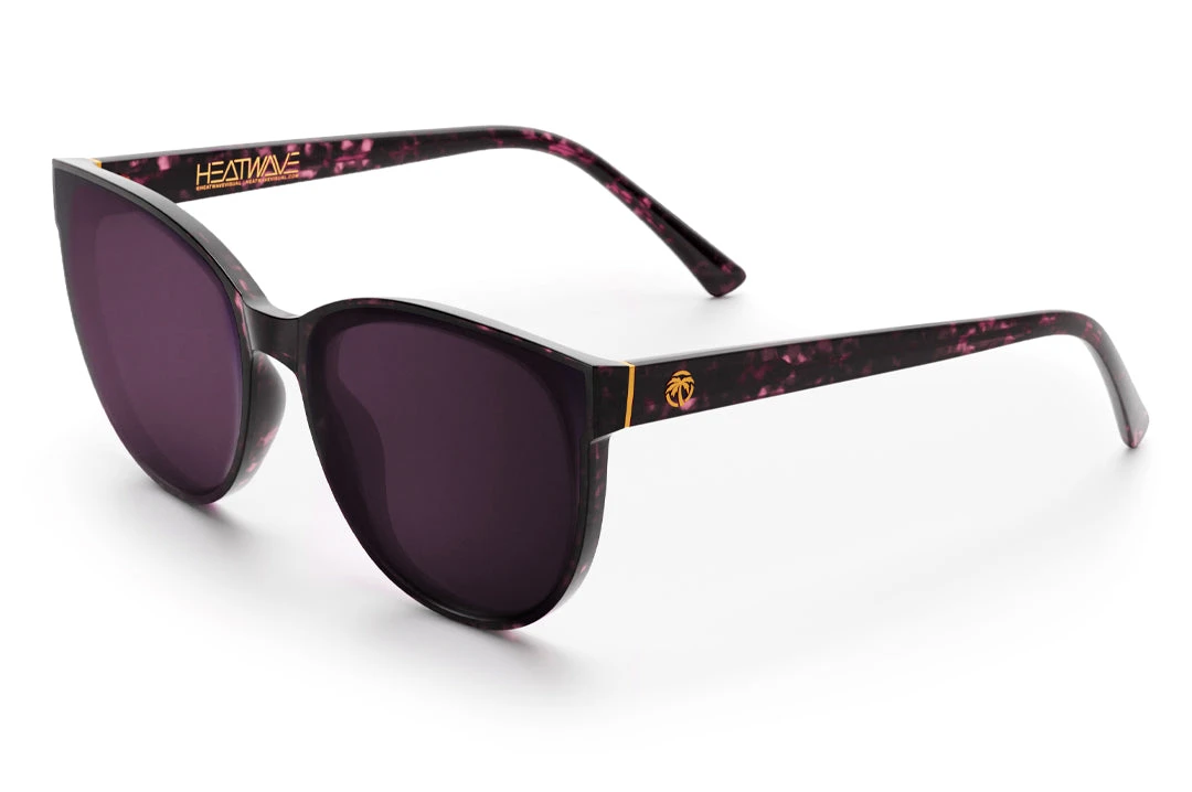 Carat Sunglasses: Velvet Tortoise Carat Sunglasses: Velvet Tortoise -Heatwave carat skylinepurple purplelens