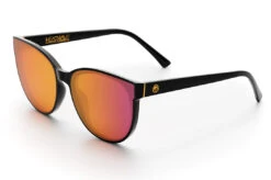 Carat Sunglasses: BLACK -Heatwave carat black render rose