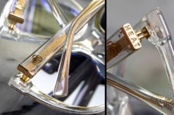 Carat Sunglasses: Clear Sparkle -Heatwave carat sparkle detail