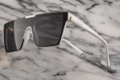 Clarity Sunglasses: White 7 Clarity Sunglasses: White -Heatwave clarity white black