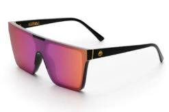 Clarity Sunglasses: BLACK -Heatwave clarity black render ROSE