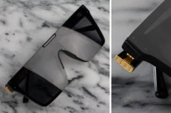 Clarity Sunglasses: BLACK -Heatwave clarity rose black 1